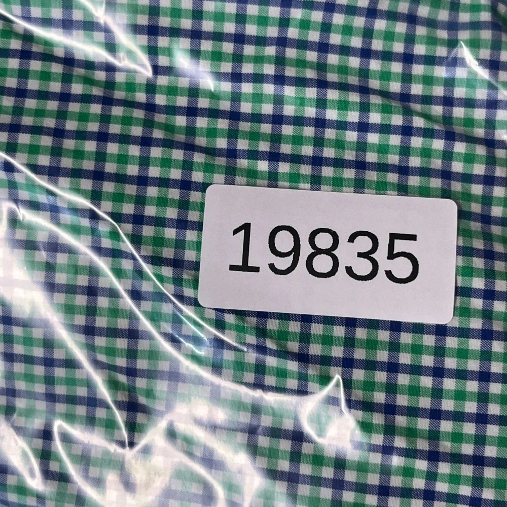 Ralph Lauren Shirt Mens M Green Blue Custom Fit Gingham Check Button Down Preppy